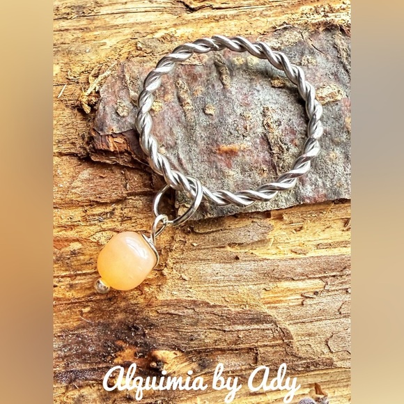 Alquimia Silver and Orange Ring - Picture 1 of 2